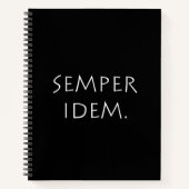 Carnet Idem Semper (Devant)