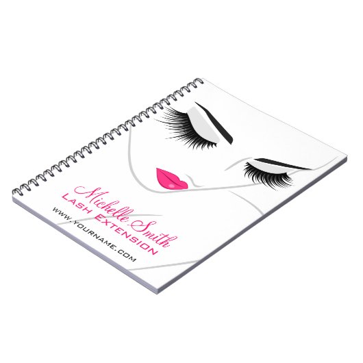 Carnet Identité de marque d'une entreprise d'extensions d (Côté gauche)