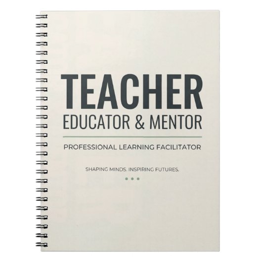 Carnet Identité professionnelle d'éducateur et de mentor (Devant)