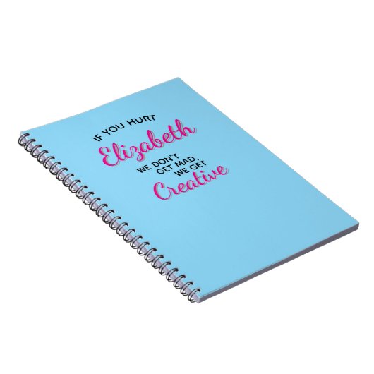 Carnet If You Hurt We Get Creative (Côté Droit)