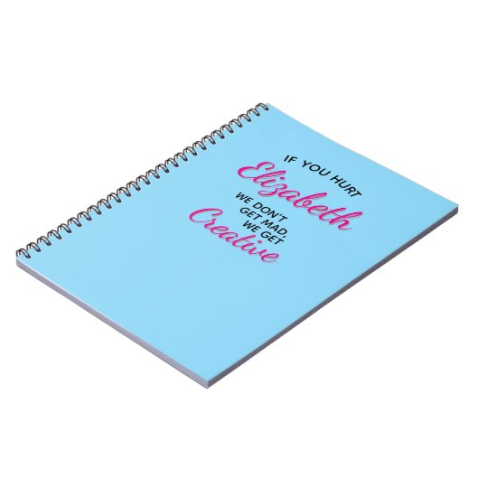 Carnet If You Hurt We Get Creative (Côté gauche)