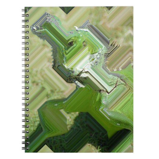 Carnet Iguane vert (Devant)