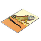Carnet iguane vert (Côté gauche)