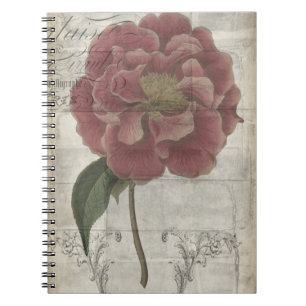 Carnet III floral français