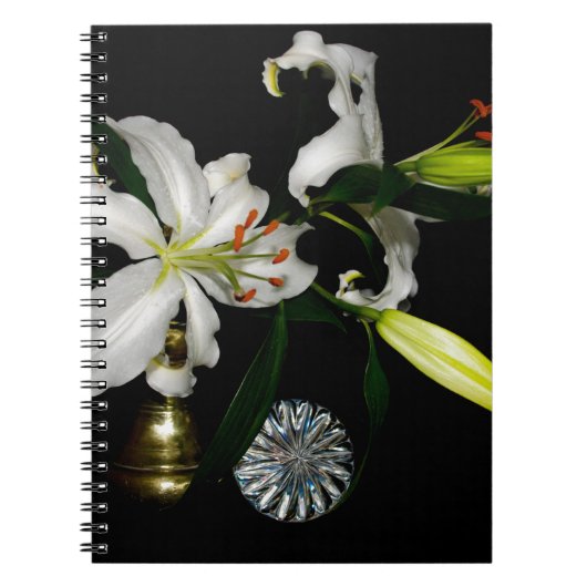 Carnet Iirsh Design - Collection de laiton et de fleurs (Devant)