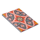 Carnet Ikat Aztec : Textes à rayures ethniques (Côté Droit)