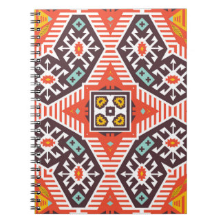 Carnet Ikat Aztec : Textes à rayures ethniques