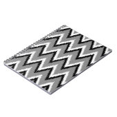 Carnet Ikat Chevron Gris / Gris, Noir & Blanc (Côté gauche)