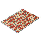Carnet Ikat Elegance : Conception Motif transparente. (Côté gauche)