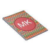 Carnet iKat Zigzag Design Couleurs d'épices (Côté Droit)