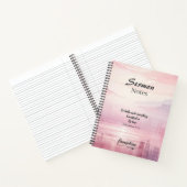 Carnet Il A Tout Fait Beau Coucher De Soleil Aquarelle (Intérieur)