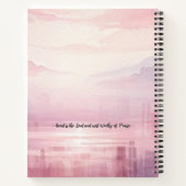 Carnet Il A Tout Fait Beau Coucher De Soleil Aquarelle (Dos)