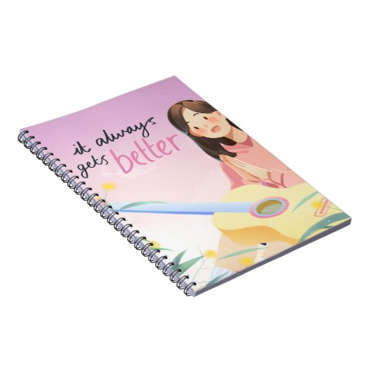 Carnet Il devient toujours plus inspirant (Côté Droit)