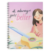 Carnet Il devient toujours plus inspirant (Devant)