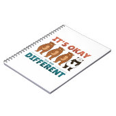 Carnet Il est bon d'être différent Invitation Napkins (Côté gauche)