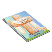 Carnet Il est ressuscité Matthieu 28:6 Croix chrétienne  (Côté Droit)