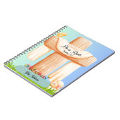 Carnet Il est ressuscité Matthieu 28:6 Croix chrétienne  (Côté gauche)