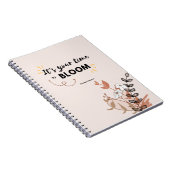 Carnet Il est temps de fleurir Gold Botanical Planner (Côté Droit)