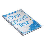 Carnet Il était une fois carnet, bleu (Côté Droit)