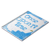Carnet Il était une fois carnet, bleu (Côté gauche)