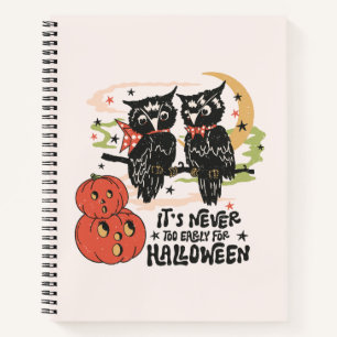 Carnet Il n'est jamais trop tôt pour Halloween