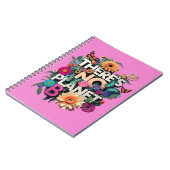 Carnet Il N'Y A Pas De Planète B Florale (Côté gauche)