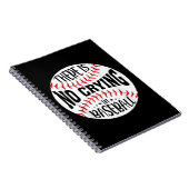 Carnet Il N'Y A Pas De Pleurage Au Baseball (Côté Droit)