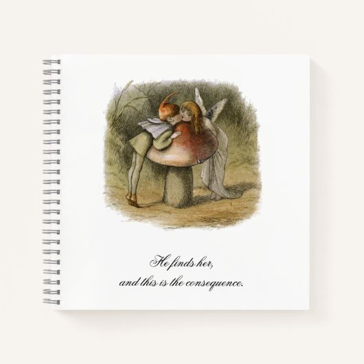 Carnet Il trouve sa fée romantique Saint Valentin (Devant)