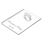 Carnet Il y a mis une bague (Côté gauche)