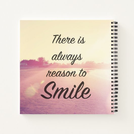 Carnet Il Y A Toujours Une Raison De Sourire (Dos)