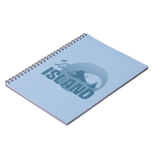 Carnet Île de Dookie - bleu (Côté gauche)