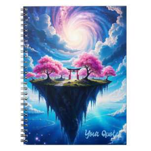 Carnet Île flottante Art Sakura