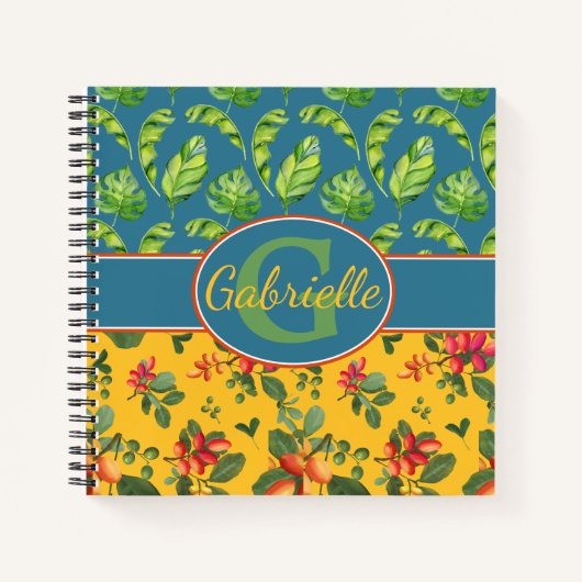 Carnet Île tropicale personnalisée (Devant)