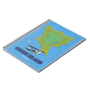 Carnet Île Verte affiche de voyage à Taiwan.