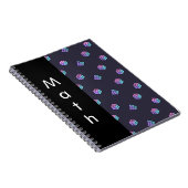Carnet Illusion de cube géométrique modifiable - Texte (Côté Droit)