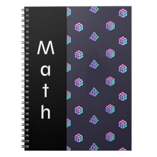 Carnet Illusion de cube géométrique modifiable - Texte