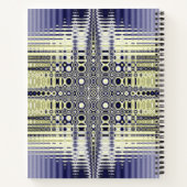 Carnet Illusion optique art fractal (Dos)