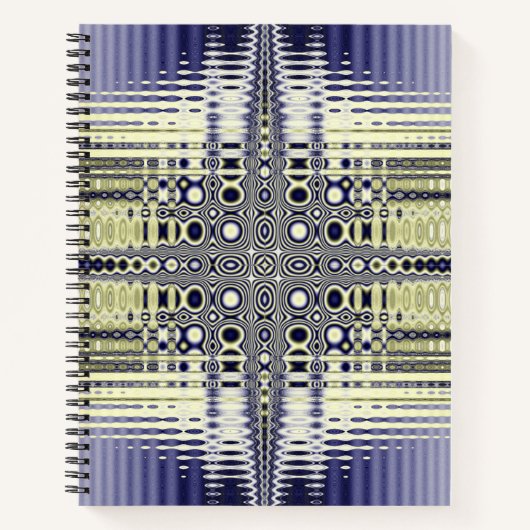 Carnet Illusion optique art fractal (Devant)