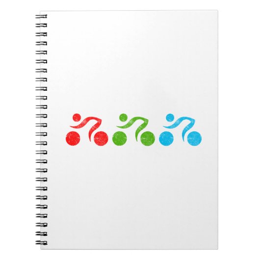 Carnet Illustrateur moto amusant (Devant)
