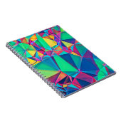 Carnet Illustration 3D. Fond abstrait tendance. Couleur (Côté Droit)