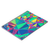 Carnet Illustration 3D. Fond abstrait tendance. Couleur (Côté gauche)