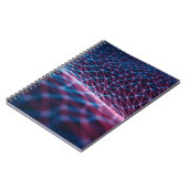 Carnet Illustration 3D, maillage en relief représentant l (Côté gauche)