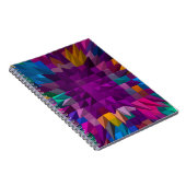 Carnet Illustration 3D ou motif 3D Mosaic color Patte (Côté Droit)