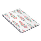 Carnet Illustration à la main des plumes ethniques (Côté Droit)