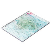Carnet Illustration abstraite multicolore (Côté gauche)