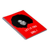 Carnet Illustration Afro naturelle de poussin (Côté Droit)