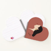 Carnet Illustration Boho Abstrait Art Femme, Tonage Terre (Intérieur)