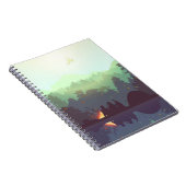 Carnet Illustration Camping Adventure Forest Mountain (Côté Droit)