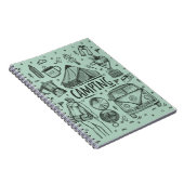 Carnet Illustration Camping Extérieur (Côté Droit)