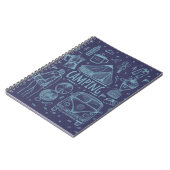 Carnet Illustration Camping Extérieur (Côté gauche)